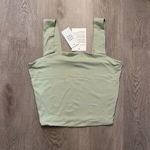 And Now This Sage Green Squareneck Top